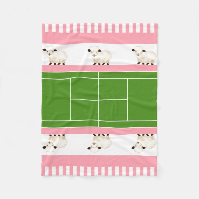 Tennis Baby Flanellfilt Fleecefilt (Framsidan)