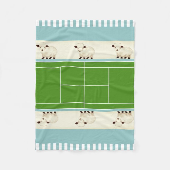 Tennis Baby Flanellfilt Fleecefilt (Framsidan)