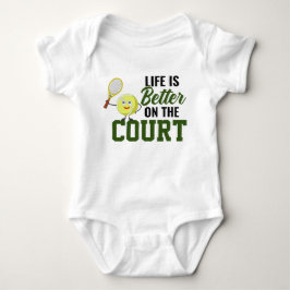 Tennis Baby Life är bättre på att bli lustig. T Shirt