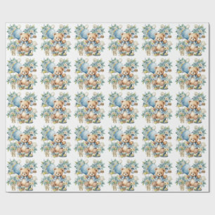 Tennis Baby Shower for Pojke Blue themed Presentpapper