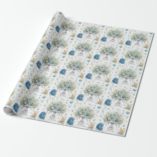 Tennis Baby Shower for Pojke Blue themed Presentpapper
