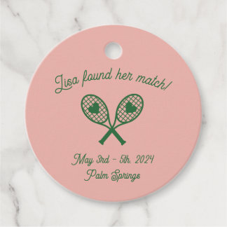 Tennis Bachelorette Gift Märkre Gåvor Etiketter