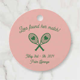 Tennis Bachelorette Gift Märkre Gåvor Etiketter