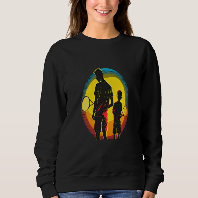 Tennis Ball And Tennis Racket Apparel Pop Father A T Shirt (Framsida)