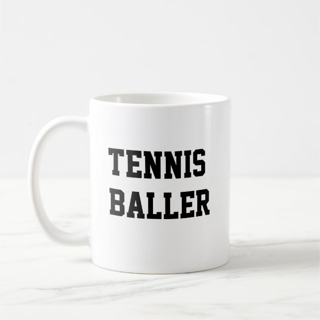 Tennis Baller Kaffemugg (Vänster)