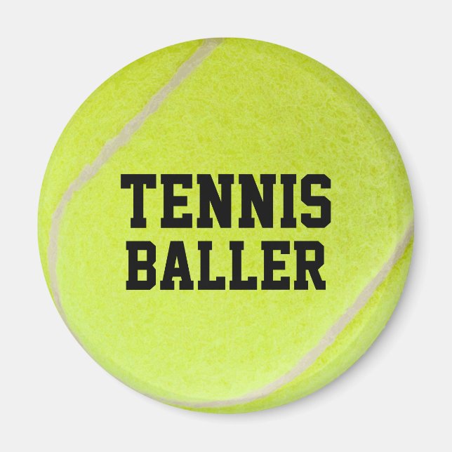 Tennis Baller Magnet (Framsidan)