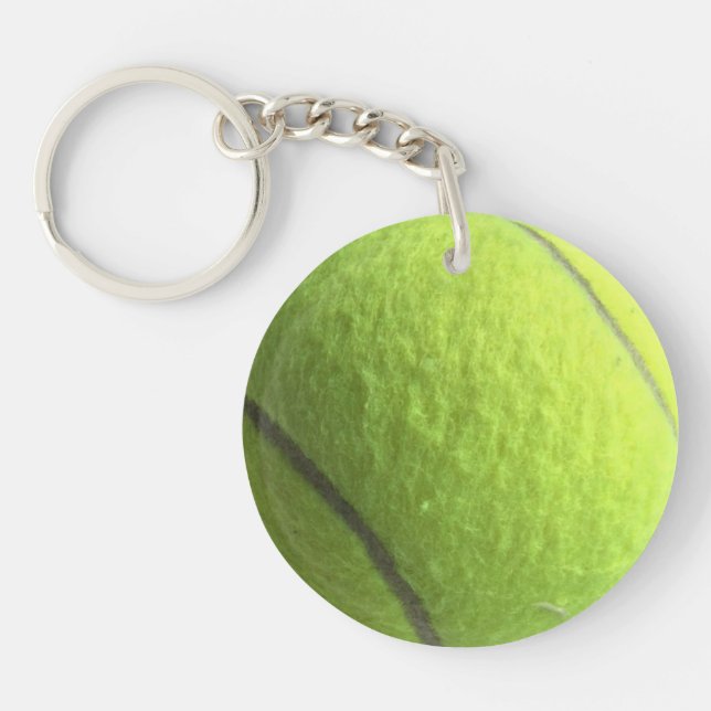 Tennis Balls Green Yellow 4Mike Acrylic Keychain (Framsidan)
