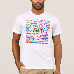 Tennis benämner skjortan tee