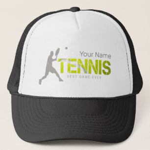 Tennis Best Game All Vintage Sport Coach Design Keps