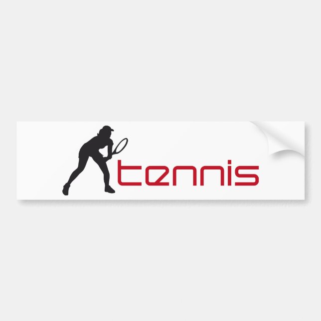 tennis bildekal (Framsidan)