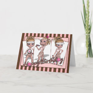 Tennis Birthday Card - Tennis Kort