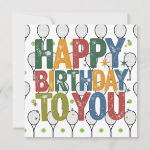 Tennis Birthday Kort
