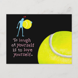 Tennis Birthday Postcard Hälsning på Alla hjärtans Vykort