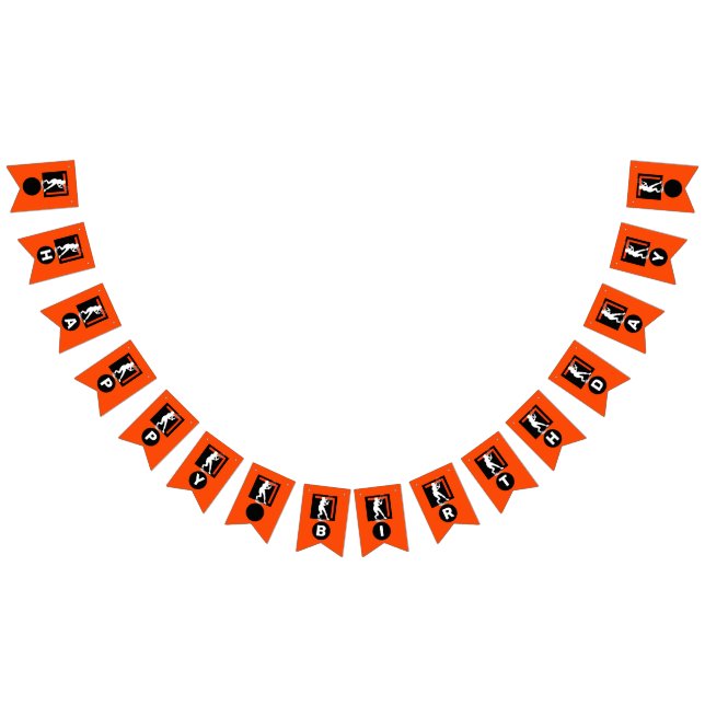 Tennis Birthday, Tennis Girl Player  Vimplar (Alla)