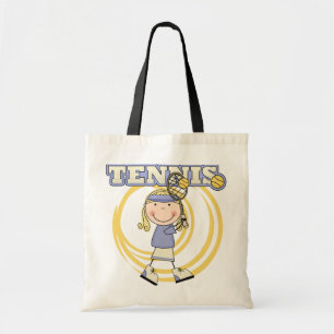TENNIS - blonda flickaTshirts och gåvor Tygkasse