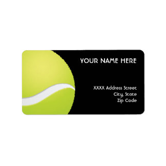 Tennis Boll Adressetiketter