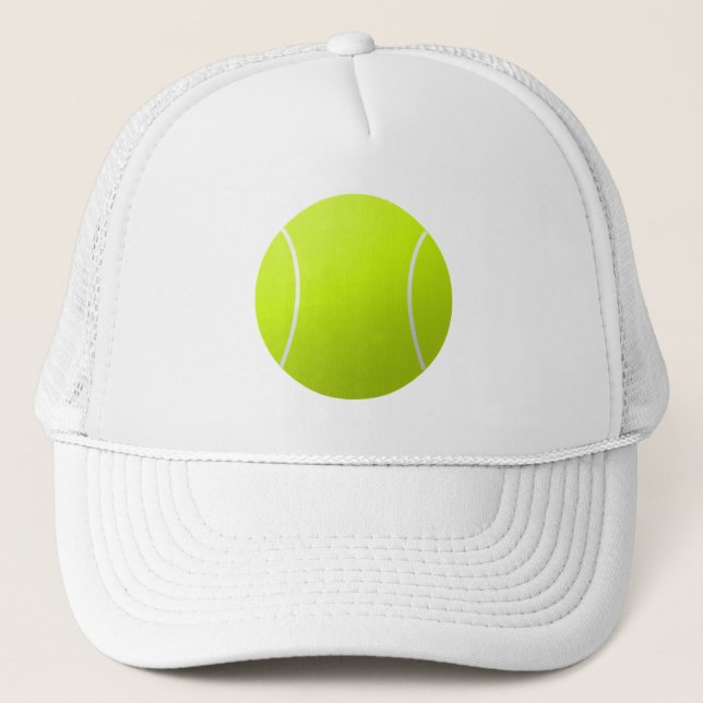 Tennis Boll Anpassade Baseball Cap Hat Truckerkeps (Framsida)