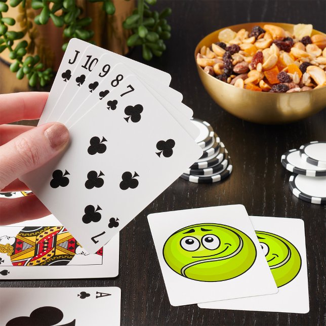Tennis Boll Ansikte Casinokort (Skapare uppladdad)