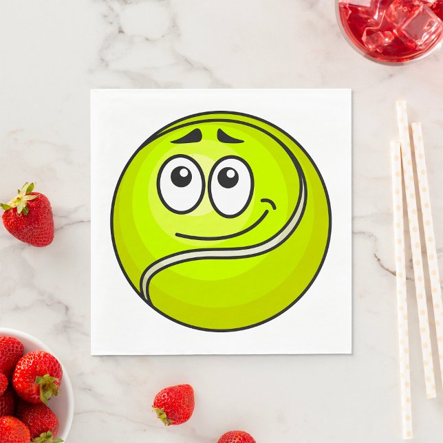 Tennis Boll Ansikte Pappersservett (Skapare uppladdad)