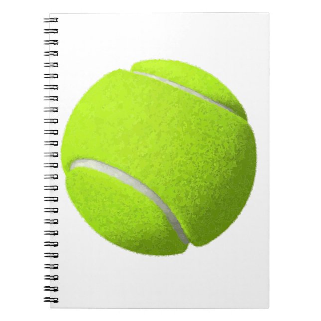 Tennis Boll Anteckningsbok (Framsidan)