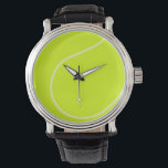 Tennis Boll Armbandsur<br><div class="desc">Kärlek Tennis? Den här bilden är till dig! Roligt grafik för idrottsentusiasten. Anpassa genom att ändra bakgrund färg och/eller lägga till text.</div>