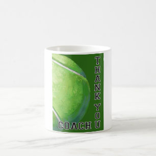 Tennis Boll Art Tack Coach Kaffemugg