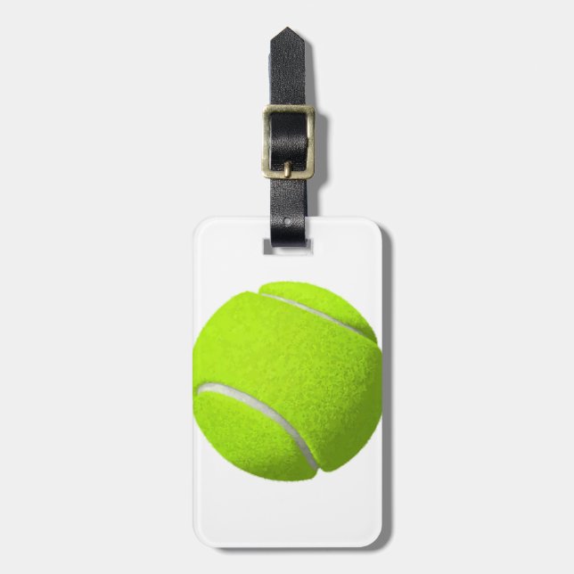 Tennis Boll Bagagebricka (Vertikal Framsida)