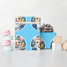 Tennis Boll Blue Tema för Boy Baby Shower Presentpapper