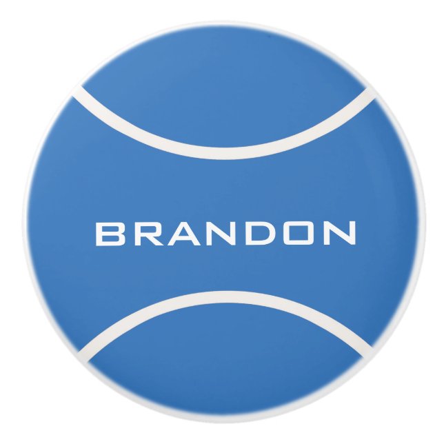 Tennis Boll Design Ceramic pull eller Knob Knopp (Framsidan)