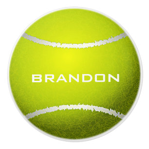 Tennis Boll Design Ceramic pull eller Knob Knopp