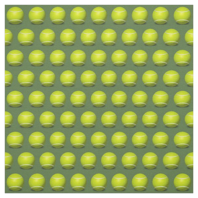 Tennis Boll Design Fabric Tyg (Provkarta)