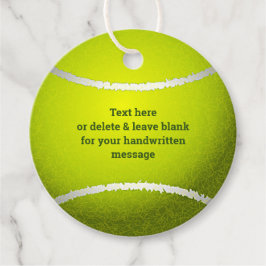 Tennis Boll Design Favoritkort Gåvor Etiketter