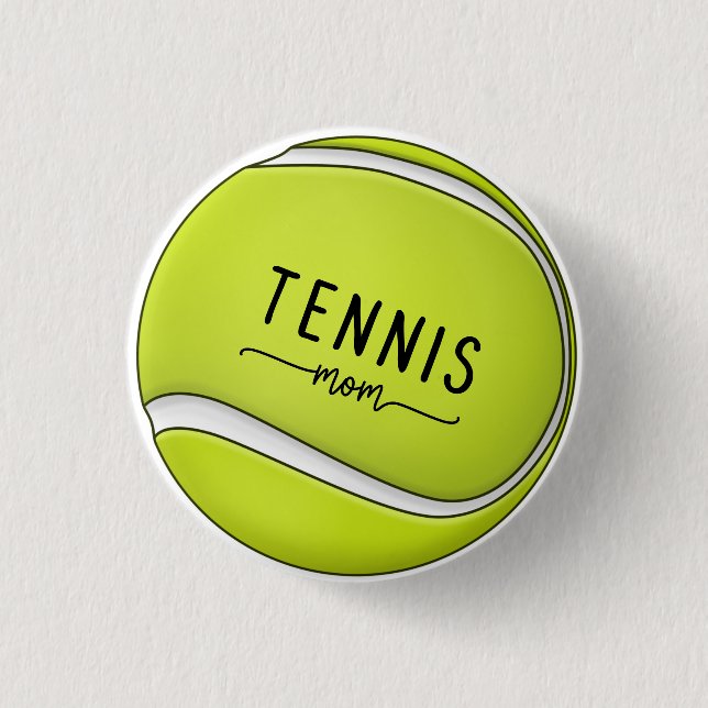 Tennis boll för Tennis Mamma Mor Mamma Mamma Knapp (Framsida)
