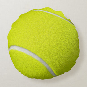 Tennis Boll Funny look Rund Kudde