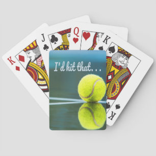 Tennis boll I skulle Slått den där fina gåvan Casinokort