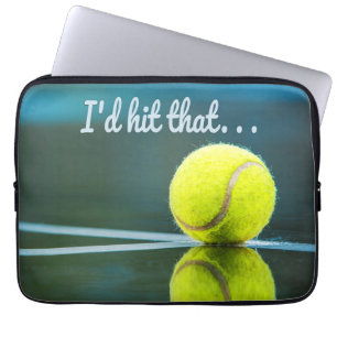 Tennis boll I skulle Slått den där fina gåvan Laptop Fodral