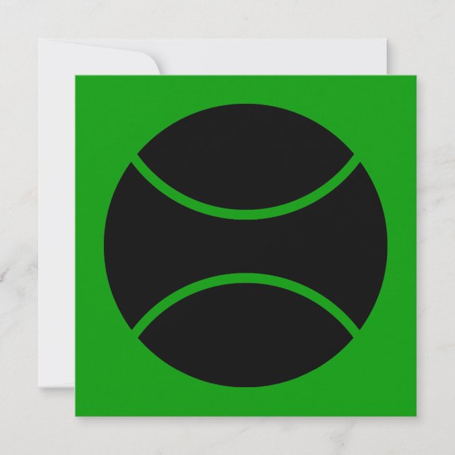 tennis boll inbjudningar (Framsida)