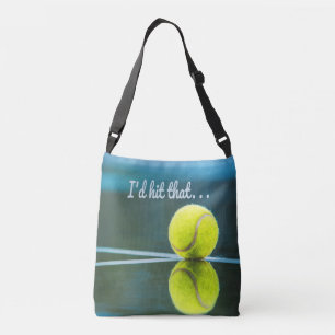 Tennis boll jag Slåare den där fina gåvan Axelväska