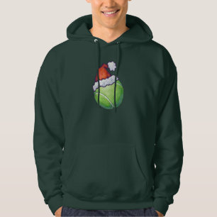 Tennis Boll jul-Grönt Hoodie