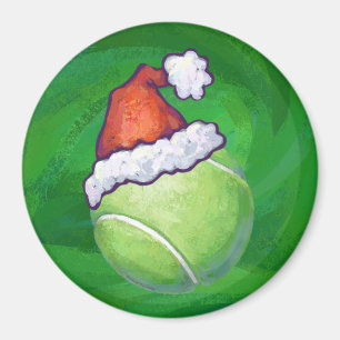 Tennis Boll jul-Grönt Magnet
