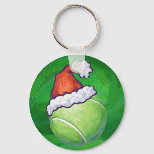 Tennis Boll jul-Grönt Nyckelring