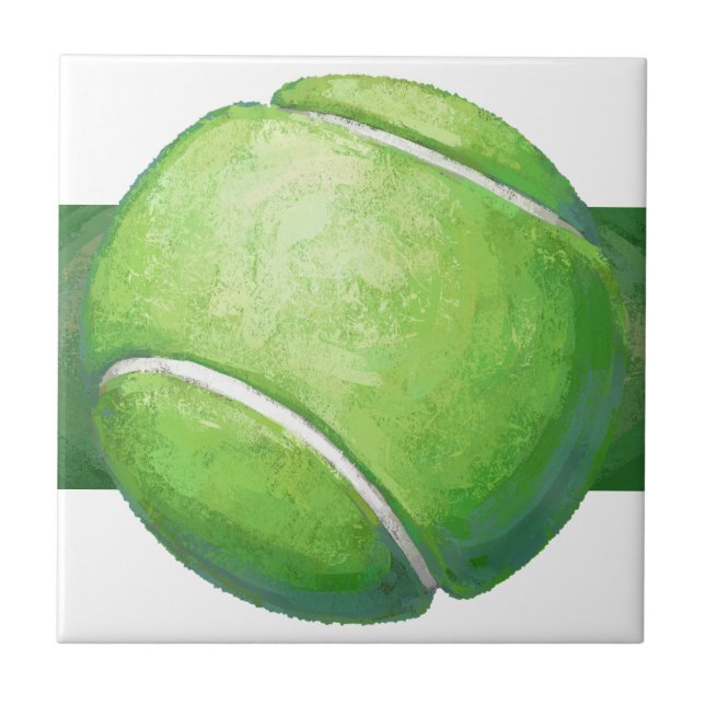 Tennis Boll Kakelplatta (Framsidan)