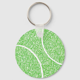 Tennis Boll Keychain Nyckelring