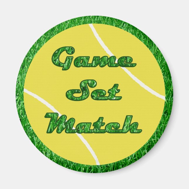 Tennis Boll Magnet (Framsidan)