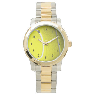Tennis Boll med Black Numbers Wristwatch Armbandsur