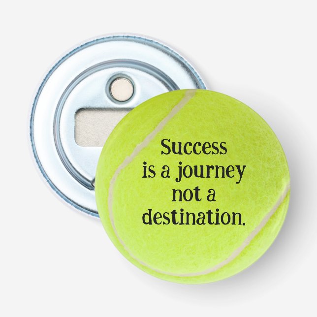 Tennis Boll med citat Flasköppnare (Framsidan)