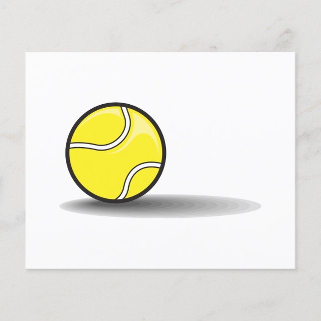 tennis boll med skugga (Framsida)