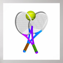 Tennis Boll och Rackets