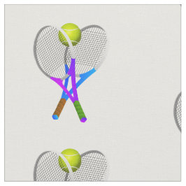 Tennis Boll och Rackets Tyg