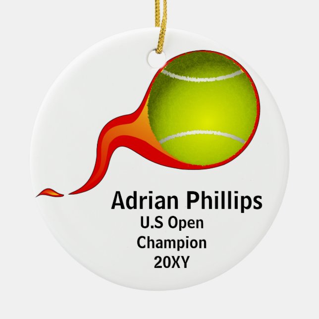 tennis boll ornament (Framsidan)